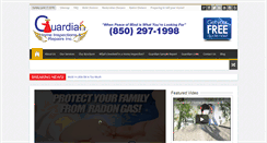 Desktop Screenshot of guardianinspects.com